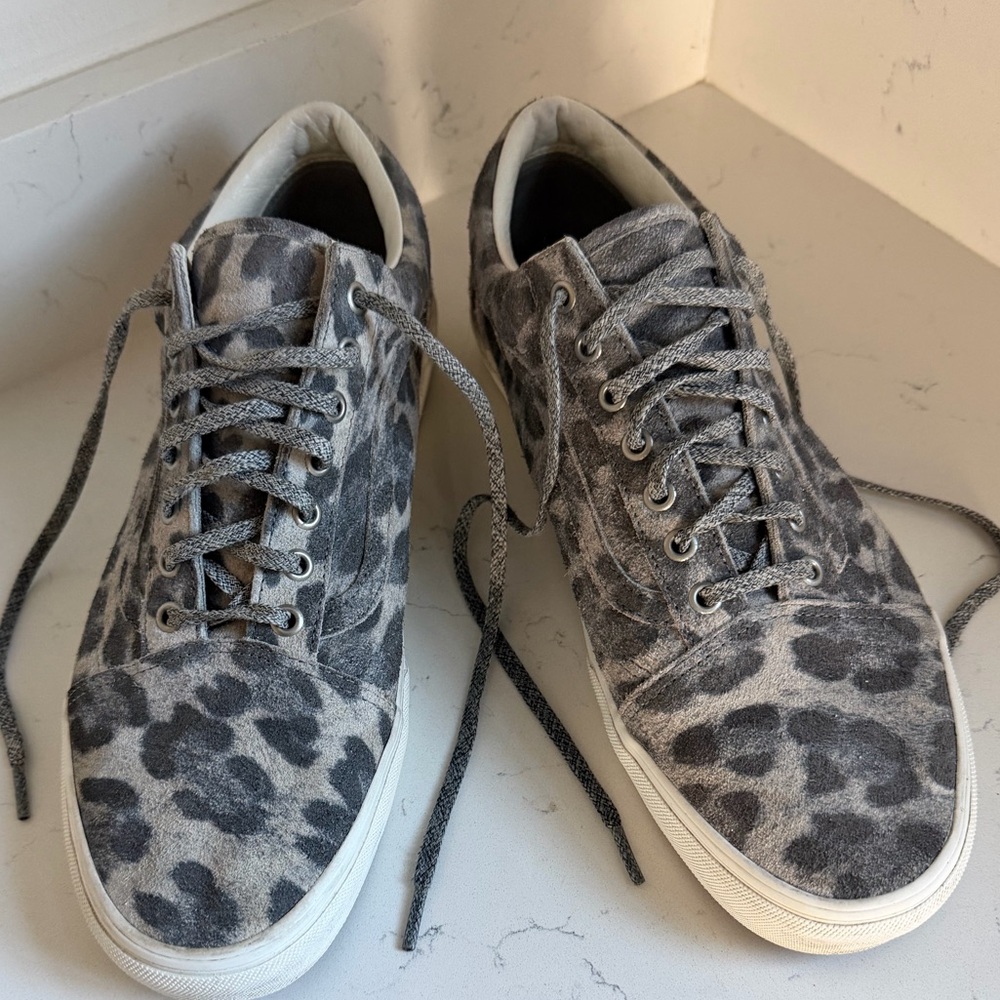 Vans Old‎ Skool men's  Skateboarding   Leopard Canvas VN0A38G19FS sz 13